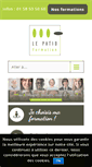 Mobile Screenshot of le-patio-formation.fr